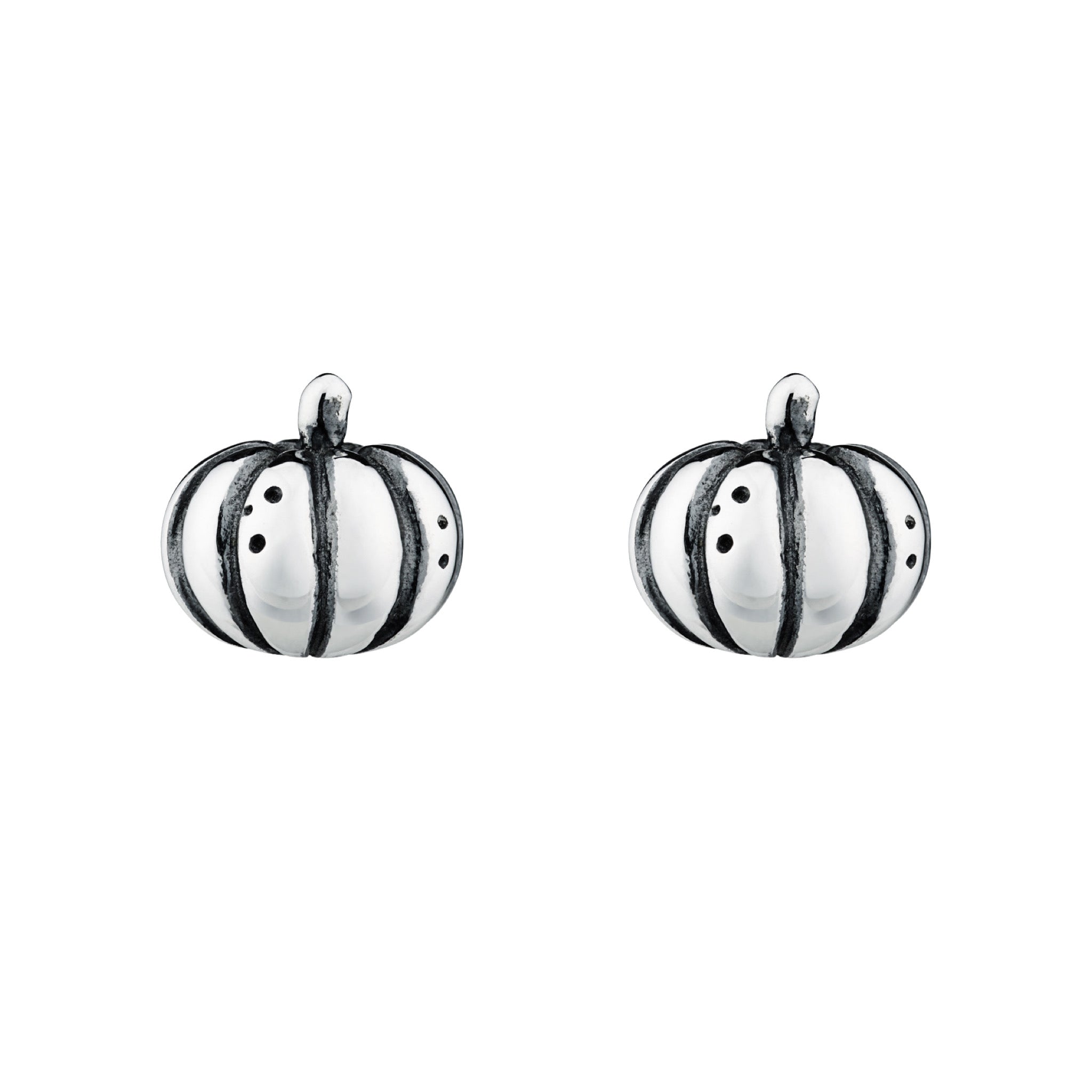 Sterling silver 2025 pumpkin earrings