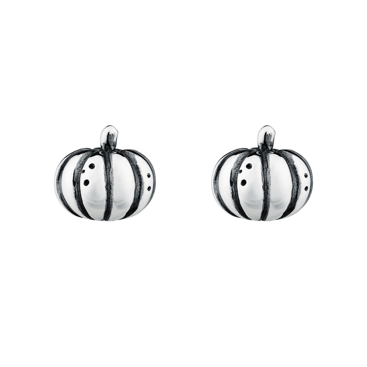 pumpkin stud earrings Halloween alternative witchy jewellery