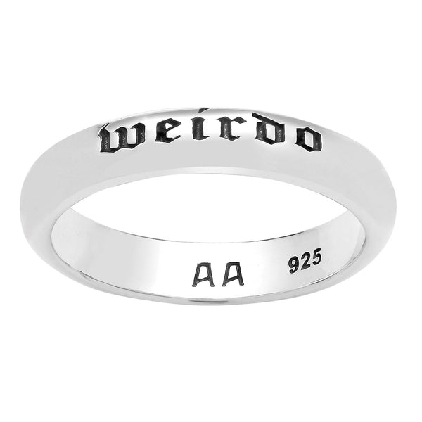 YOU ARE WEIRD - Sterling Silver Ring