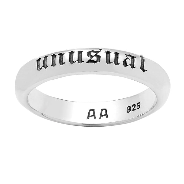 YOU ARE UNUSUAL - Sterling Silver Ring