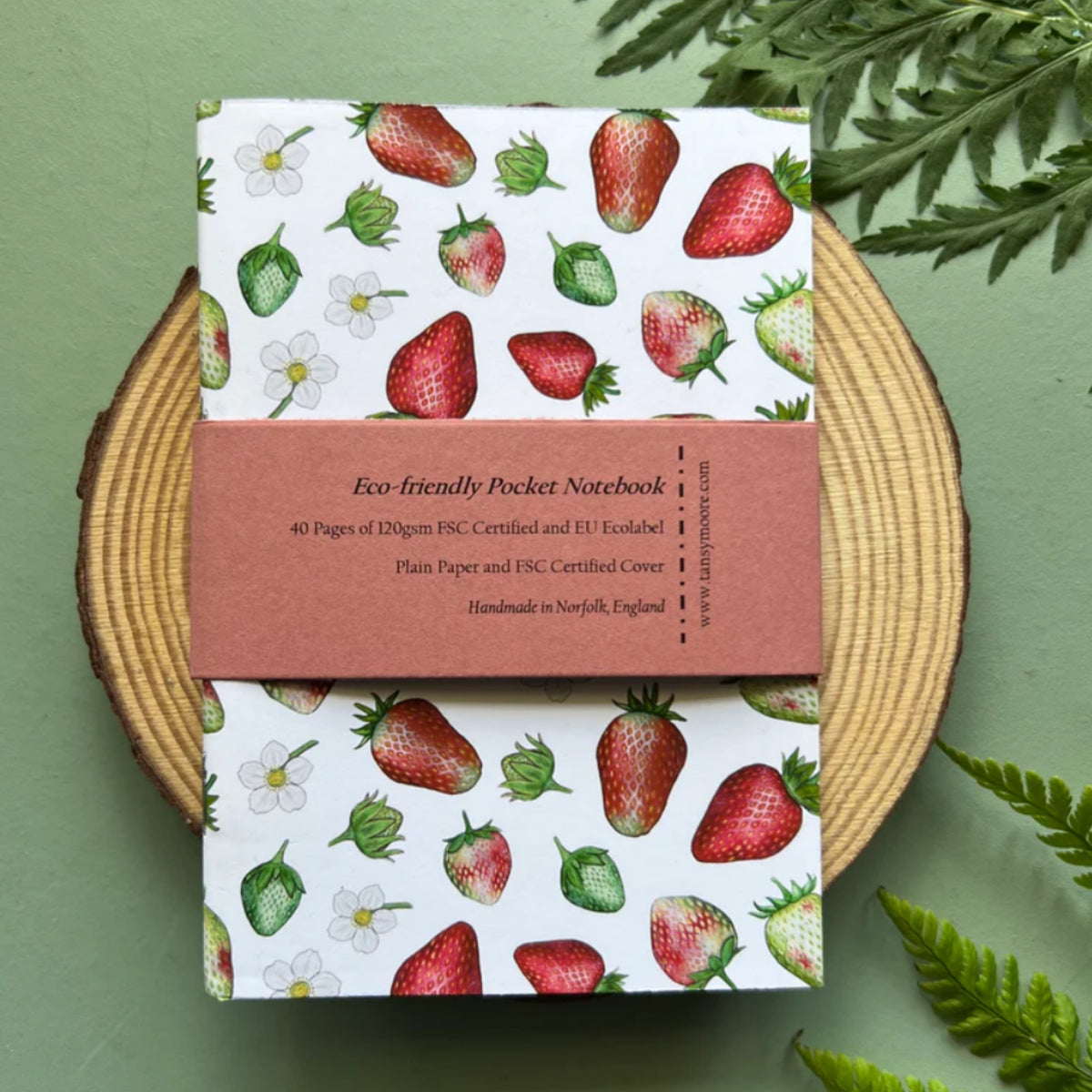 Strawberry Pocket Note Book