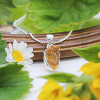 SUNSHINE - Sterling Silver & Citrine Necklace