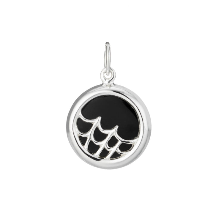 LABYRINTH - Sterling Silver & Onyx Pendant