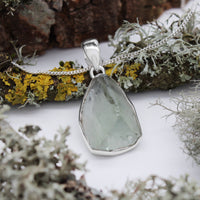 EVERGREEN - Sterling Silver & Green Amethyst Necklace