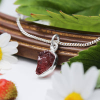 ROSEY - Sterling Silver & Garnet Necklace