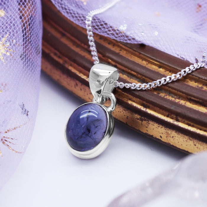 SERENITY  - Sterling Silver & Iolite Necklace