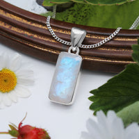 LUNAR - Sterling Silver & Moonstone Necklace
