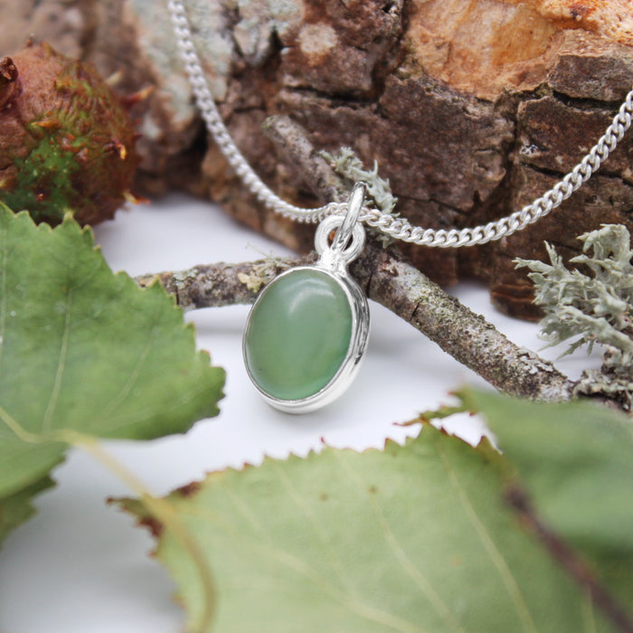 BRAMBLE - Sterling Silver & Serpentine Necklace
