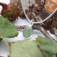 BRAMBLE - Sterling Silver & Serpentine Necklace