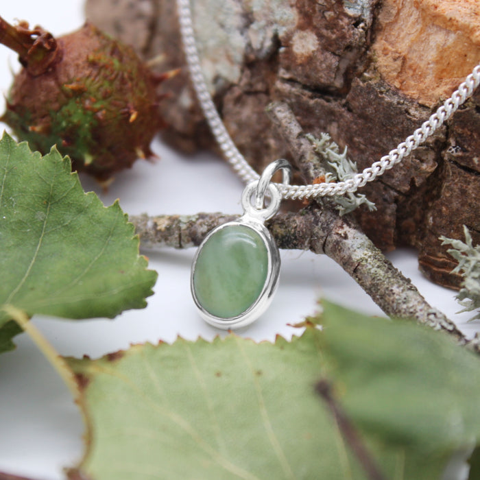 BRAMBLE - Sterling Silver & Serpentine Necklace