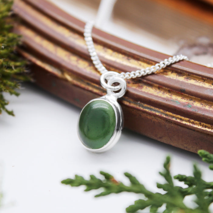 BRAMBLE - Sterling Silver & Serpentine Necklace