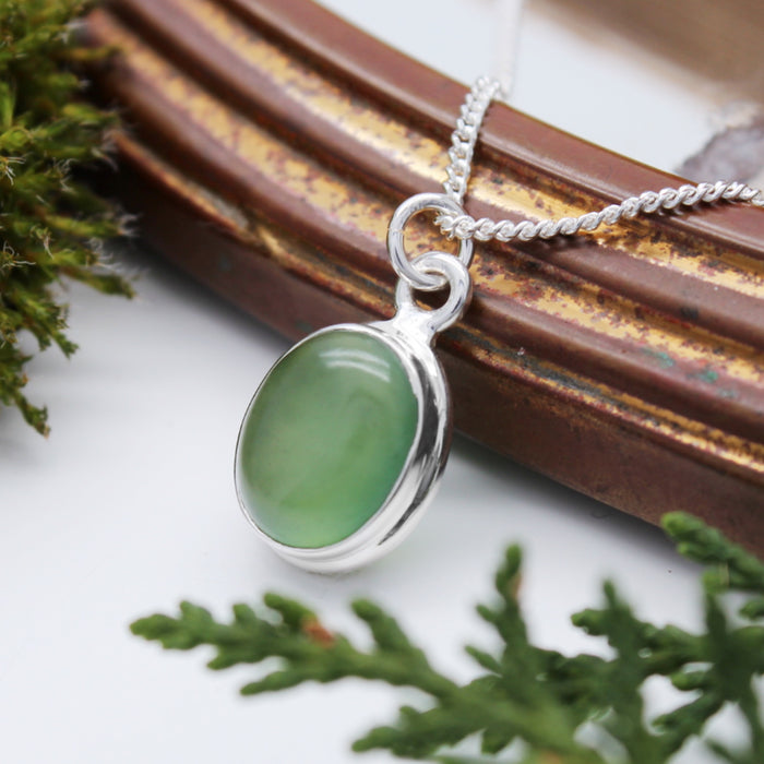 BRAMBLE - Sterling Silver & Serpentine Necklace