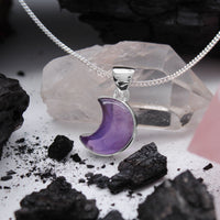 LAVENDER MOON - Sterling Silver & Amethyst Necklace