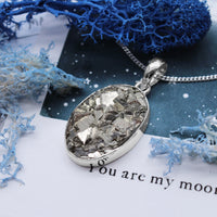 COSMIC DUST - Sterling Silver & Pyrite Necklace