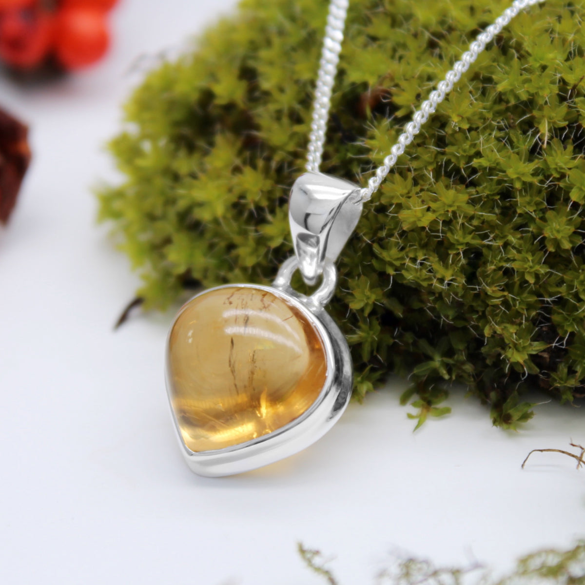 MIDSOMMER - Sterling Silver & Citrine Necklace