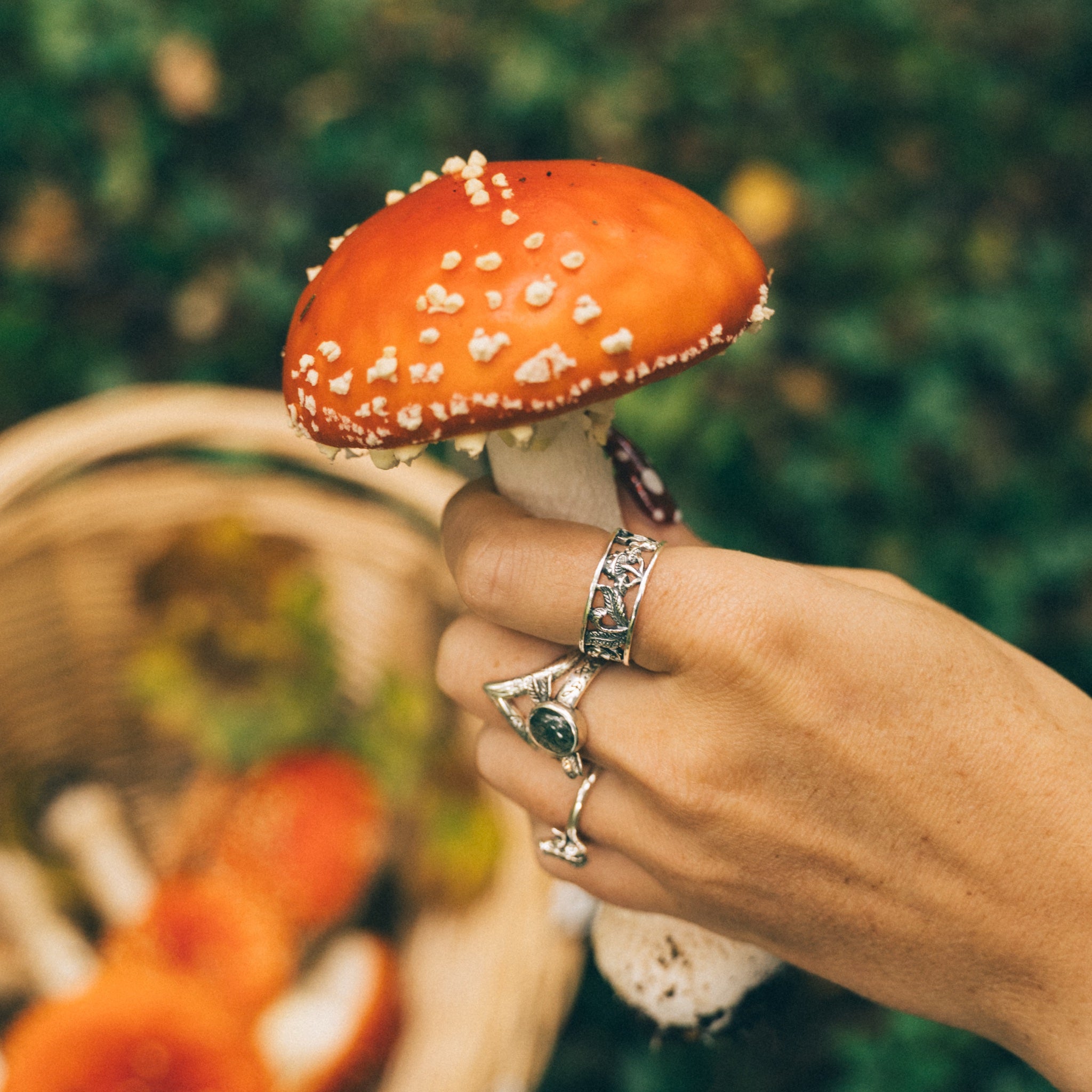 STERLING SILVER TOADSTOOL FOREST RING | AS ABOVE JEWELLERY