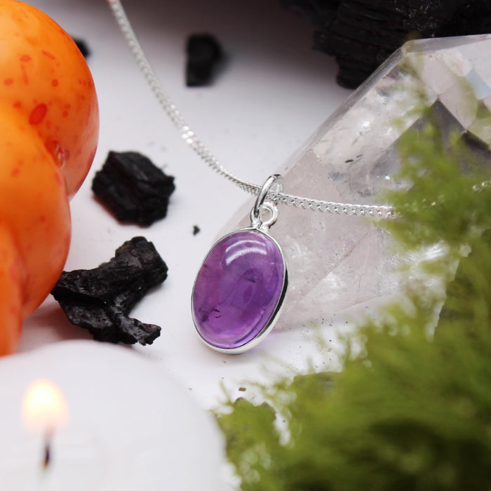 ARCANE - Sterling Silver & Amethyst Necklace