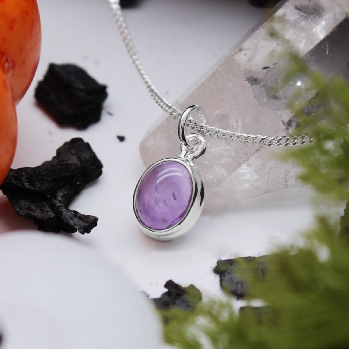 ARCANE - Sterling Silver & Amethyst Necklace
