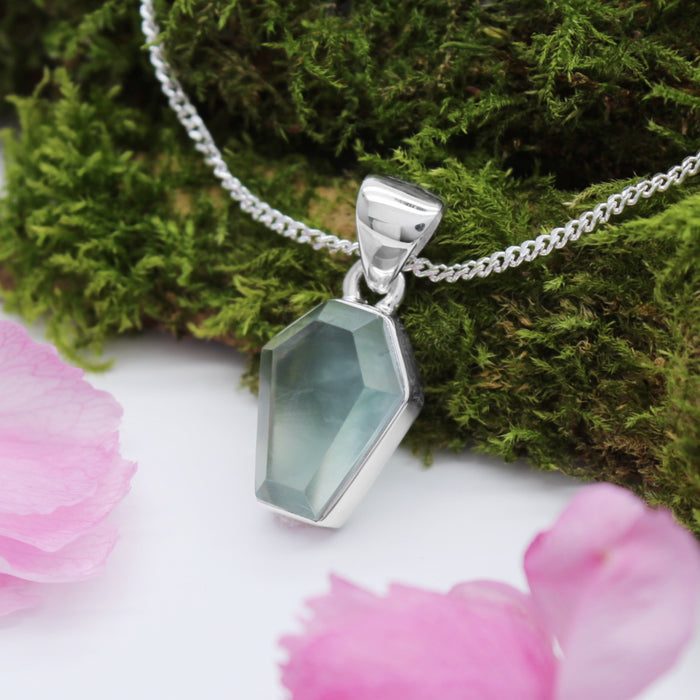 NEW BEGINNINGS - Sterling Silver & Prehnite Necklace