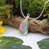 WILDFLOWER - Sterling Silver & Ruby Fuchsite Necklace