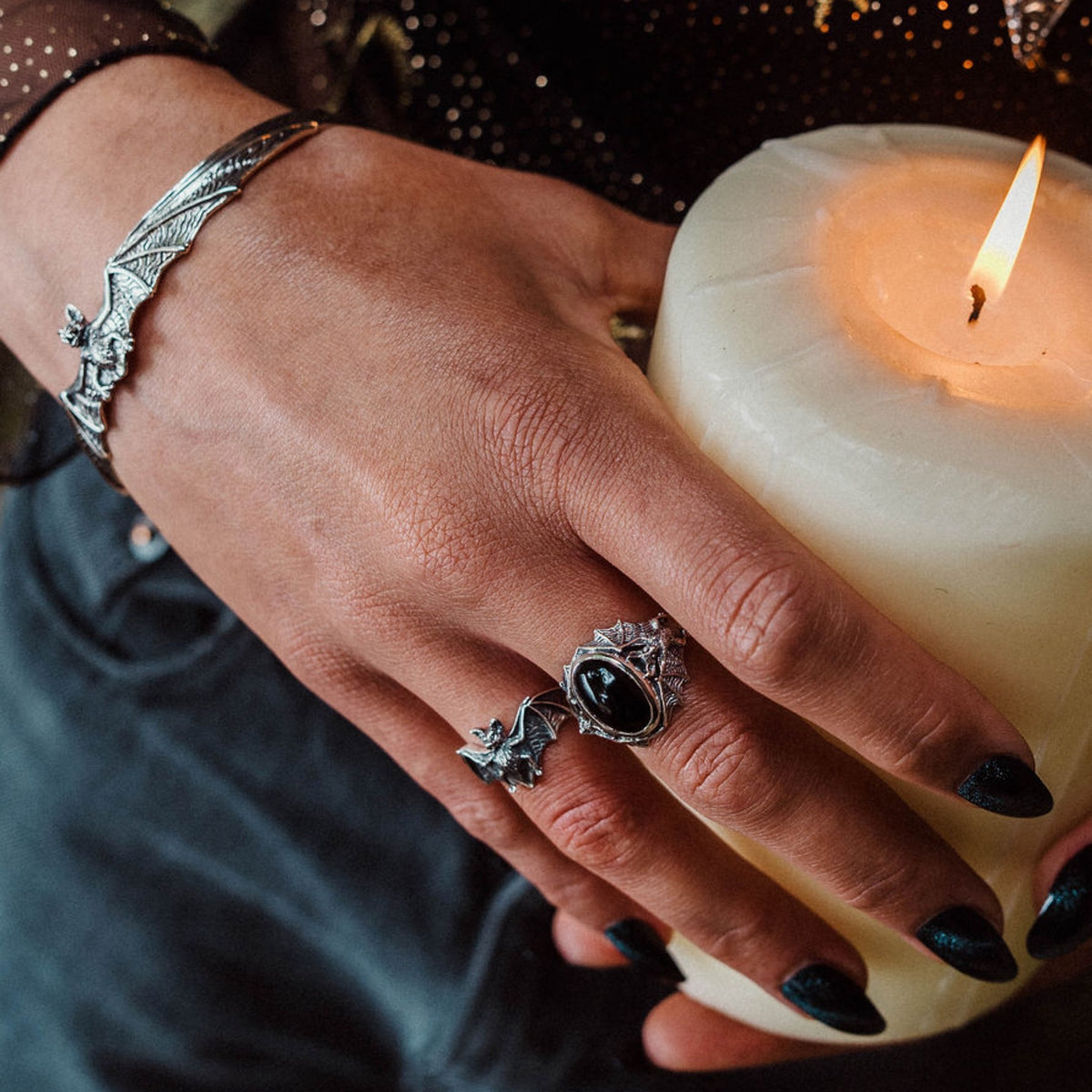 NOCTURNE - Onyx & Sterling Silver Ring