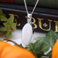 APPARITION - Sterling Silver & Scolecite Necklace