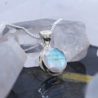LUNAR - Sterling Silver & Moonstone Necklace