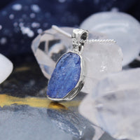 TRANQUILITY - Sterling Silver & Tanzanite Necklace