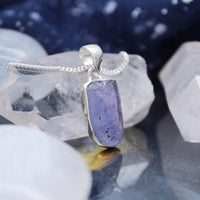 TRANQUILITY - Sterling Silver & Tanzanite Necklace