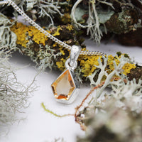SEPTEMBER SUN - Sterling Silver & Citrine Necklace