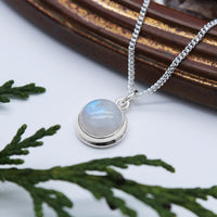 LUNAR - Sterling Silver & Moonstone Necklace