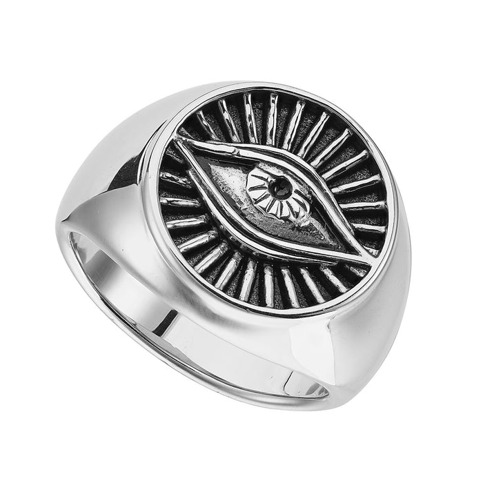 FOREVER WATCHING - Sterling Silver Ring - US 8 - SAMPLE