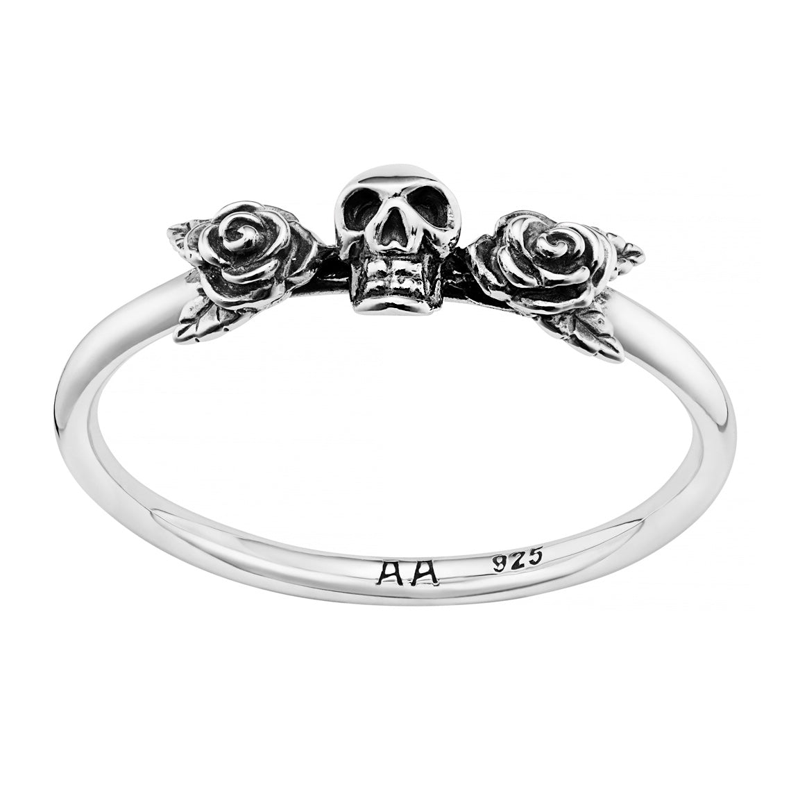 Rose deals skull ring