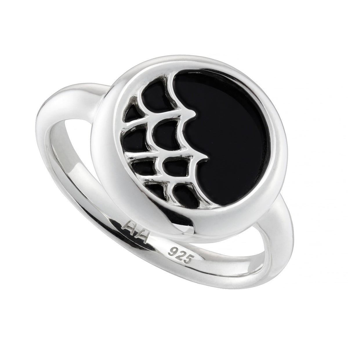SPIDERS LAIR - Sterling Silver & Onyx Ring