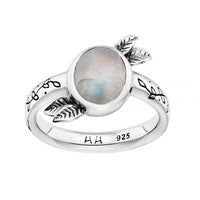 EVERGREEN - Sterling Silver & Moonstone Ring