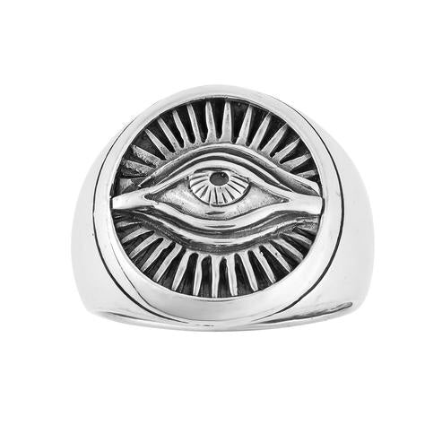 FOREVER WATCHING - Sterling Silver Ring - US 8 - SAMPLE